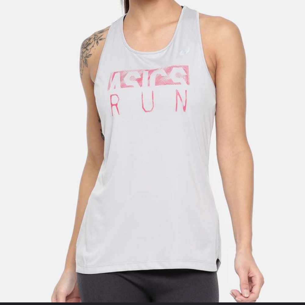 Asics Women's Gray Running Tank Top